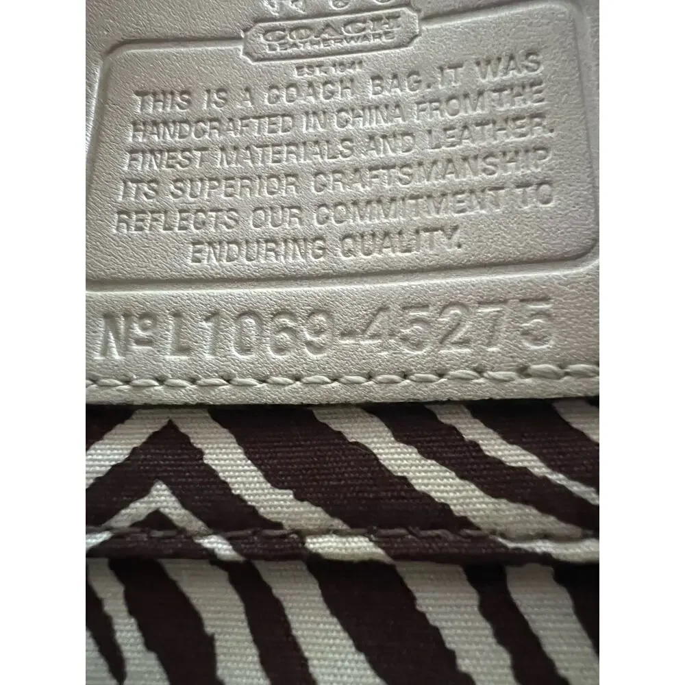 Coach OOAK upstyled Natalie straw wicker clutch